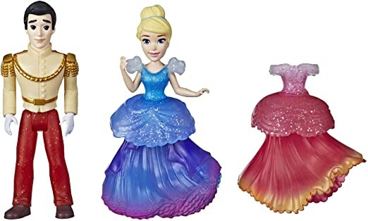 Disney Princesses - Mini Poupees Royal Clips Cendrillon et Son Prince - 8 cm, Multicolore: Amazon.fr: Jeux et Jouets