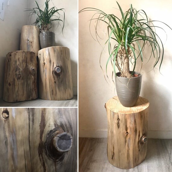 Tabouret en Bois Massif