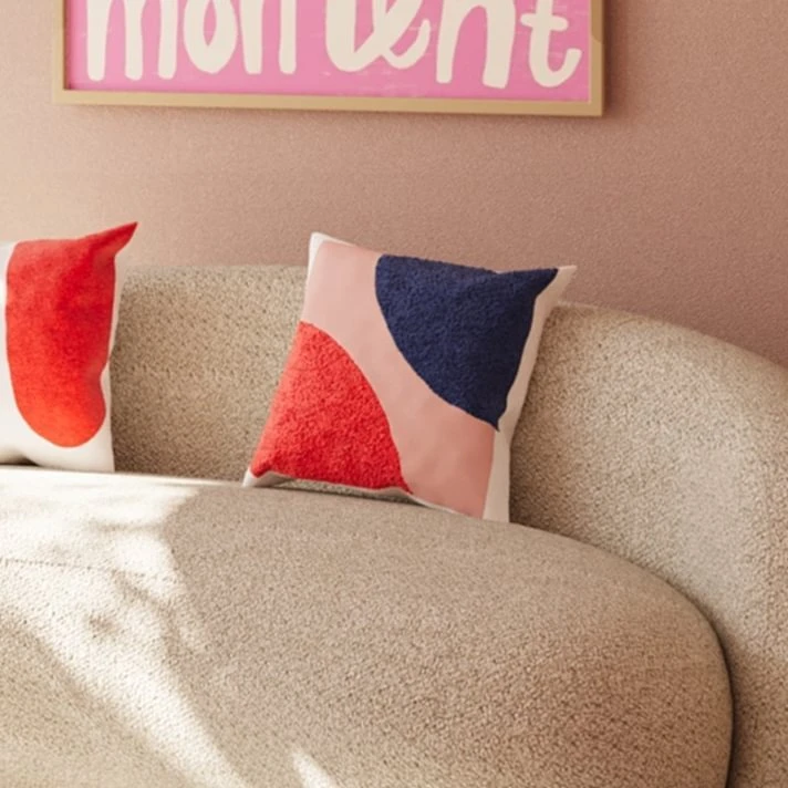 Coussin Brodé Design - Nairobi