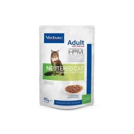 Virbac Veterinary Hpm Chat Adulte Stérilisé - 12 Sachets De 85g