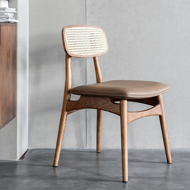 Livraison gratuite sur Lot de 2 chaises de salle à manger rembourrées en cuir PU｜Homary FR