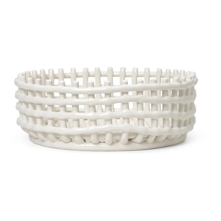 Ferm Living - Coupelle à fruit en céramique - Blanc | Smallable