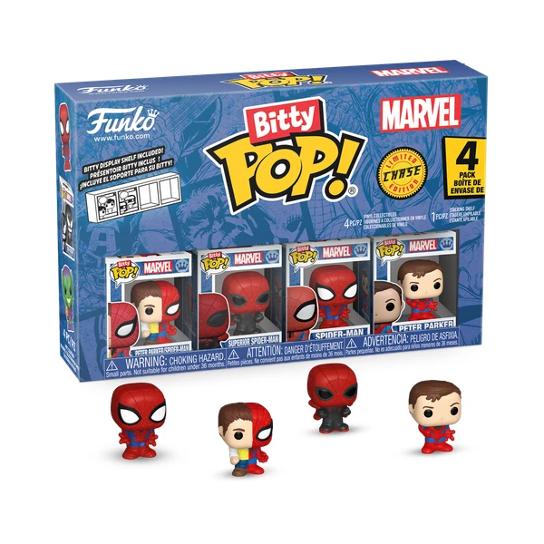 BITTY POP! SPIDER-MAN 4-PACK SERIES 4