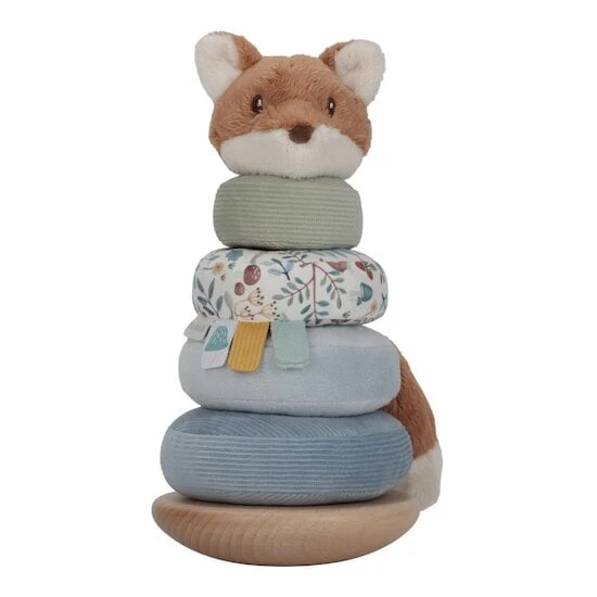 Renard à empiler doudou et bois FSC Little Dutch