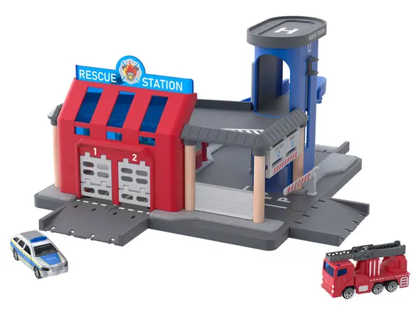 Playtive Poste de commandement Racers ou Station-service Racers