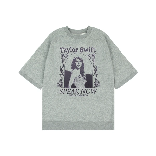 Speak Now  Heather Gray Fleece T-Shirt