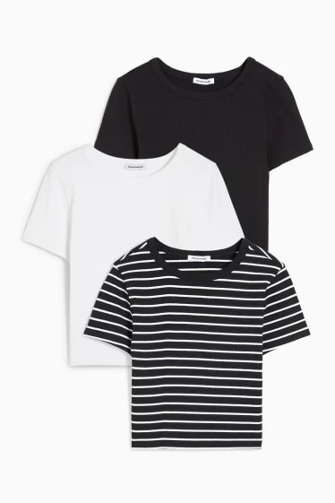 CLOCKHOUSE - lot de 3 - T-shirt court