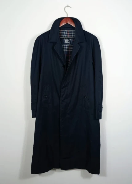 Gabardina azul marino Burberry