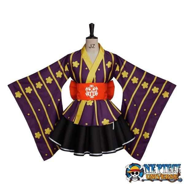 Trafalgar D Water Law Costume Dress Kimono (Wano Country) | One Piece Universe Store