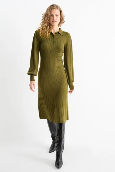 Robe de maille - côtelée