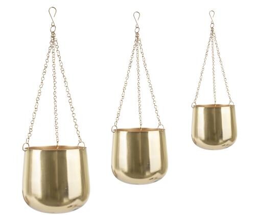 Ensemble de cache-pots suspendus Cask, 3 élém.
