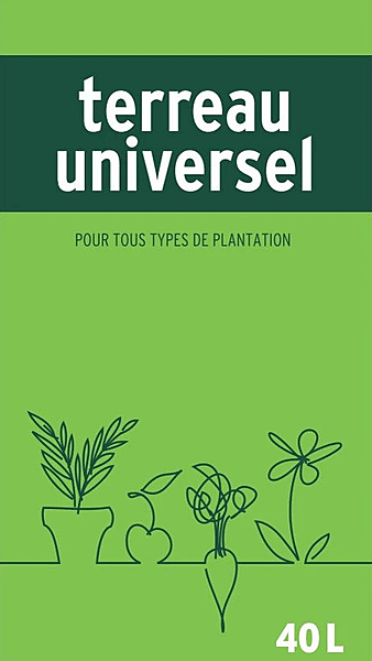 Terreau universel, 40 l