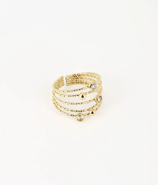 Bague Ninon (Acier doré)