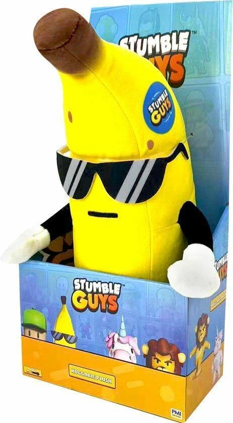 Stumble Guys peluche Banana Guy 30cm