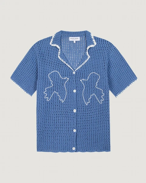La Chemise Souchier En Crochet "oiseaux"