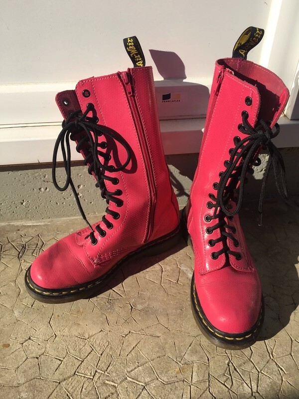 Dr Martens montantes roses