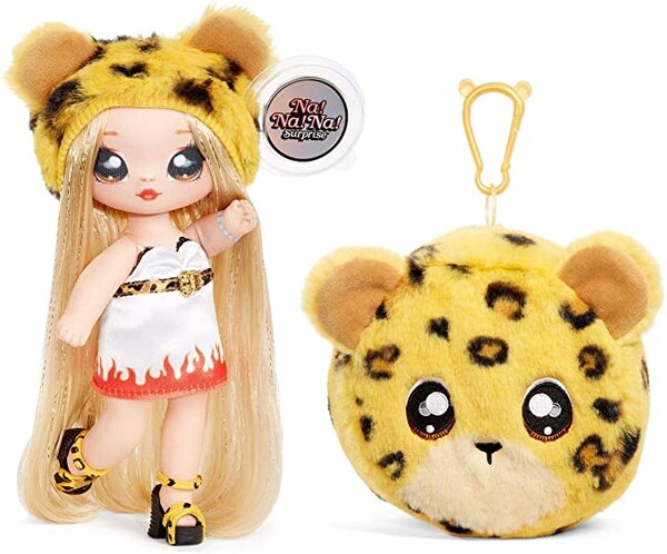 Na Na Na Surprise- A collectionner 2-en-1 à Poupées mannequins pour filles - Jennel Jaguar- Sac à main en peluche Série 3 : Amazon.fr: Jeux et Jouets