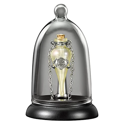 The Noble Collection Harry Potter Felix Felicis Pendant and Display - Includes 18in Chain &amp; Collector Display - Officially Licensed Film Set Movie Replica Jewellery Gifts