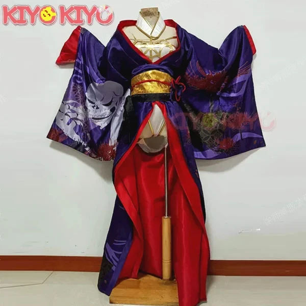 KIYO-KIYO Taille Personnalisée fait Albedo de OVERLORD albedo Cosplay Costume Anime albedo Kimono robe 600 - AliExpress 200000532