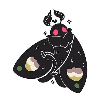 Mothman de la fierté aromatique | Sticker