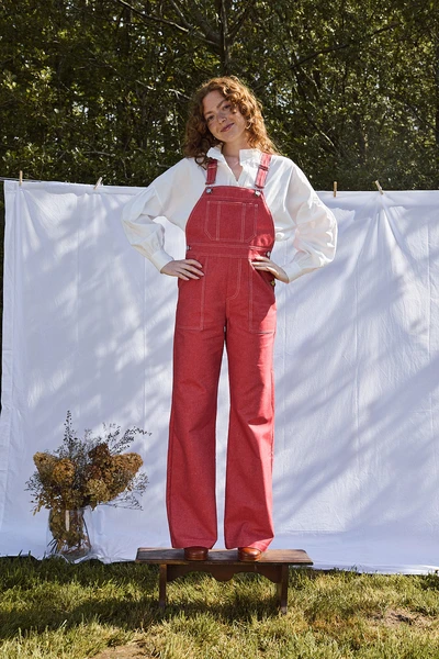 Salopette Dancing Queen - Denim Rouge