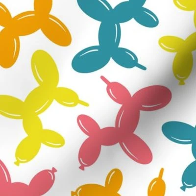 Balloon Dogs Fabric | Spoonflower