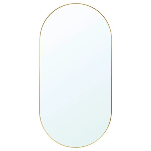 LINDBYN Miroir - couleur or 60x120 cm