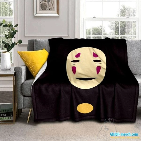Studio Ghibli No Face Blanket New Arrivals 2024 | Ghibli Merch Store