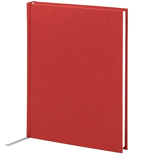 Rössler Papier 1882452361 - S.O.H.O. Carnet de notes DIN A5, 192 pages reliées, rouge, 1 pièce