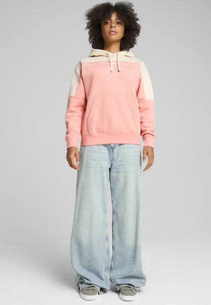 Sweat à capuche - pink fruit - XL