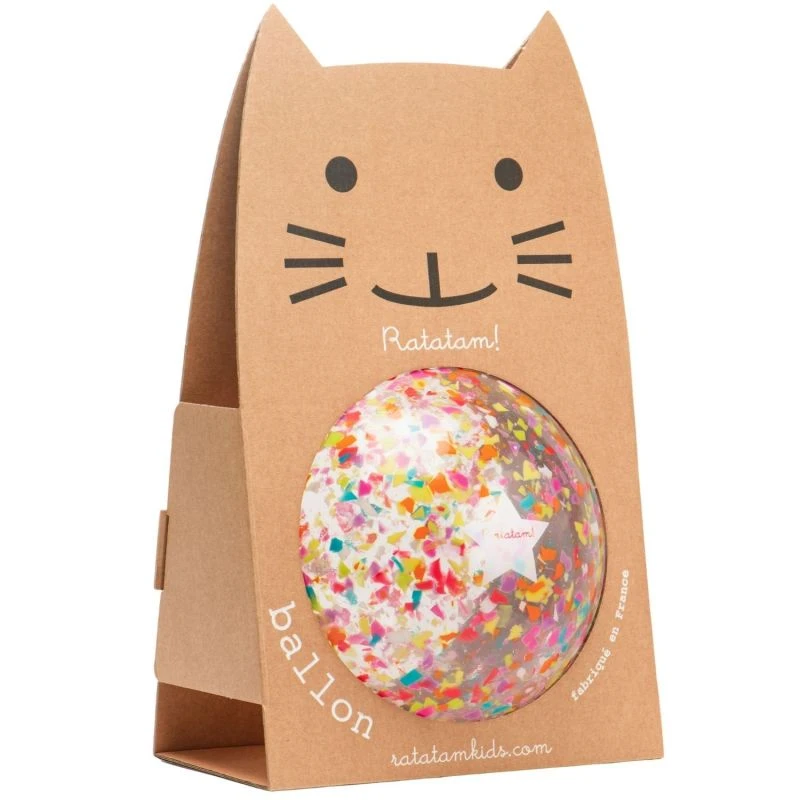 Ballon confettis Multicolore (22 cm)