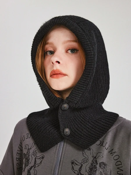 Tricot Effen Gebreide Balaclava Muts For Congés