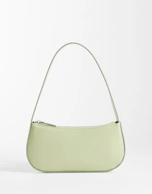 ASOS DESIGN - Sac porté épaule - Vert pistache