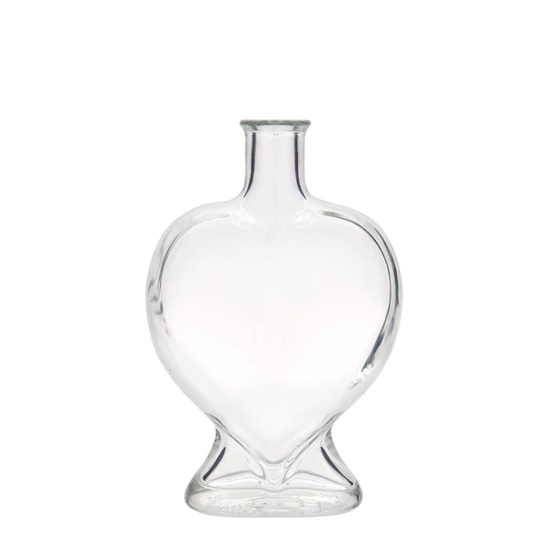 Bouteille en verre 500 ml « Cœur », ouverture : bouchon en liège