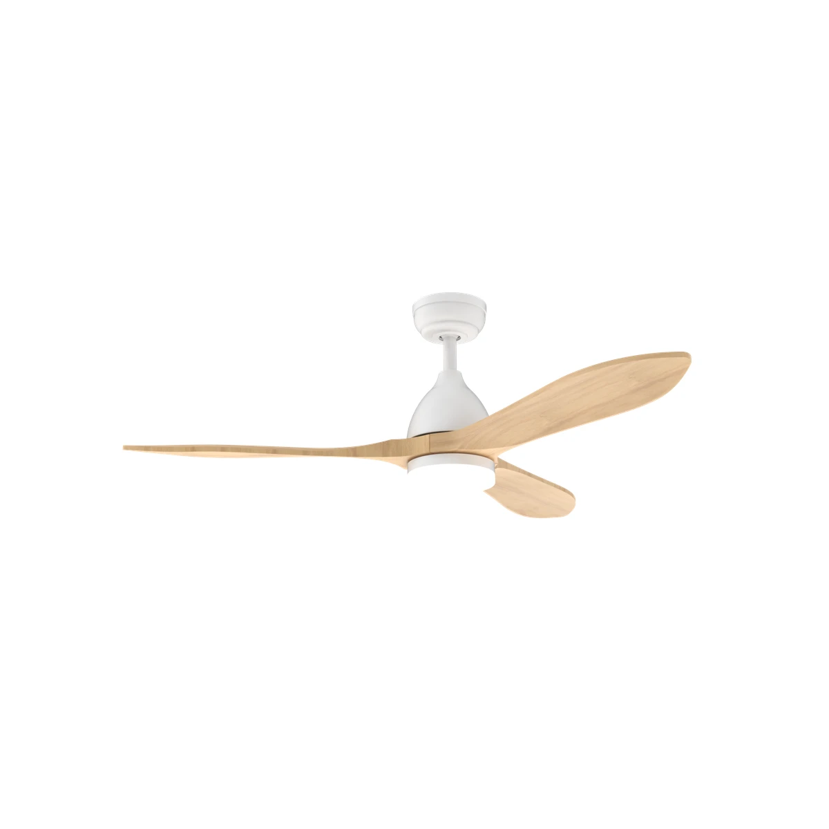 Ventilateur de plafond avec éclairage led, Cloé, D127cm, SULION, bois
