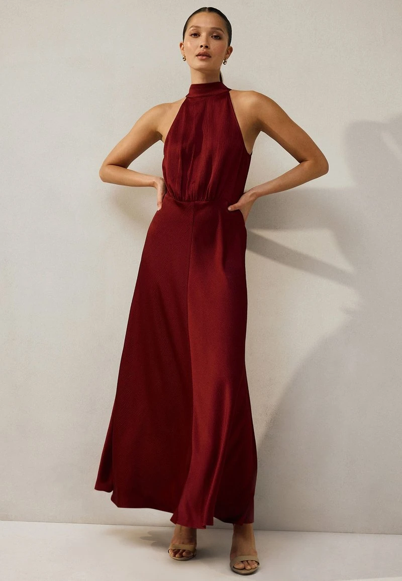 Next SLEEVELESS - Robe longue - burgundy red/rouge - ZALANDO.FR