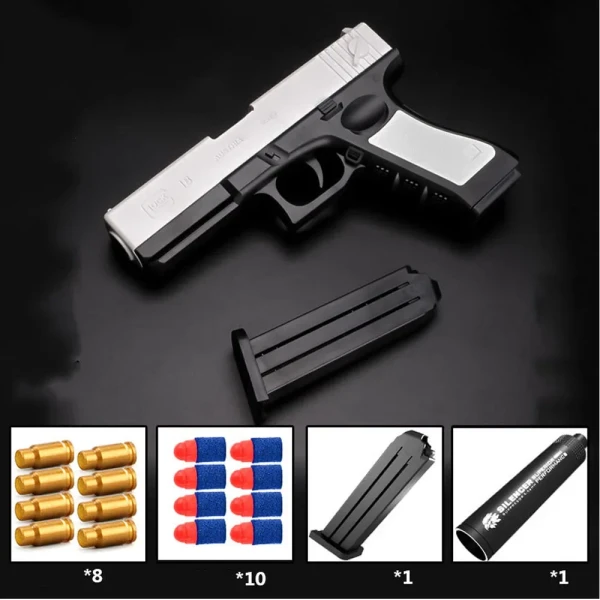 Le plus récent pistolet Airsoft à éjection de coquille, jouet à balle molle, arme pour enfants, armes de tir, jeu de plein air, cadeau pour garçons! !1011001 - AliExpress