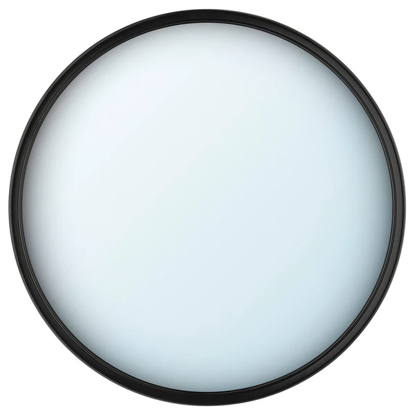 SVARTBJÖRK Miroir décoratif convexe - noir 41 cm