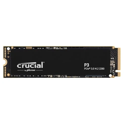 Crucial P3 1To M.2 PCIe Gen3 NVMe SSD interne - Jusqu’à 3500Mo/s - CT1000P3SSD801 (Édition Acronis)