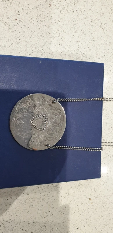 Collier argent réversible Gas bijoux