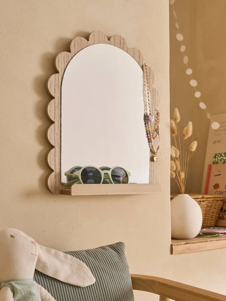 Miroir avec tablette FESTON beige - Vertbaudet