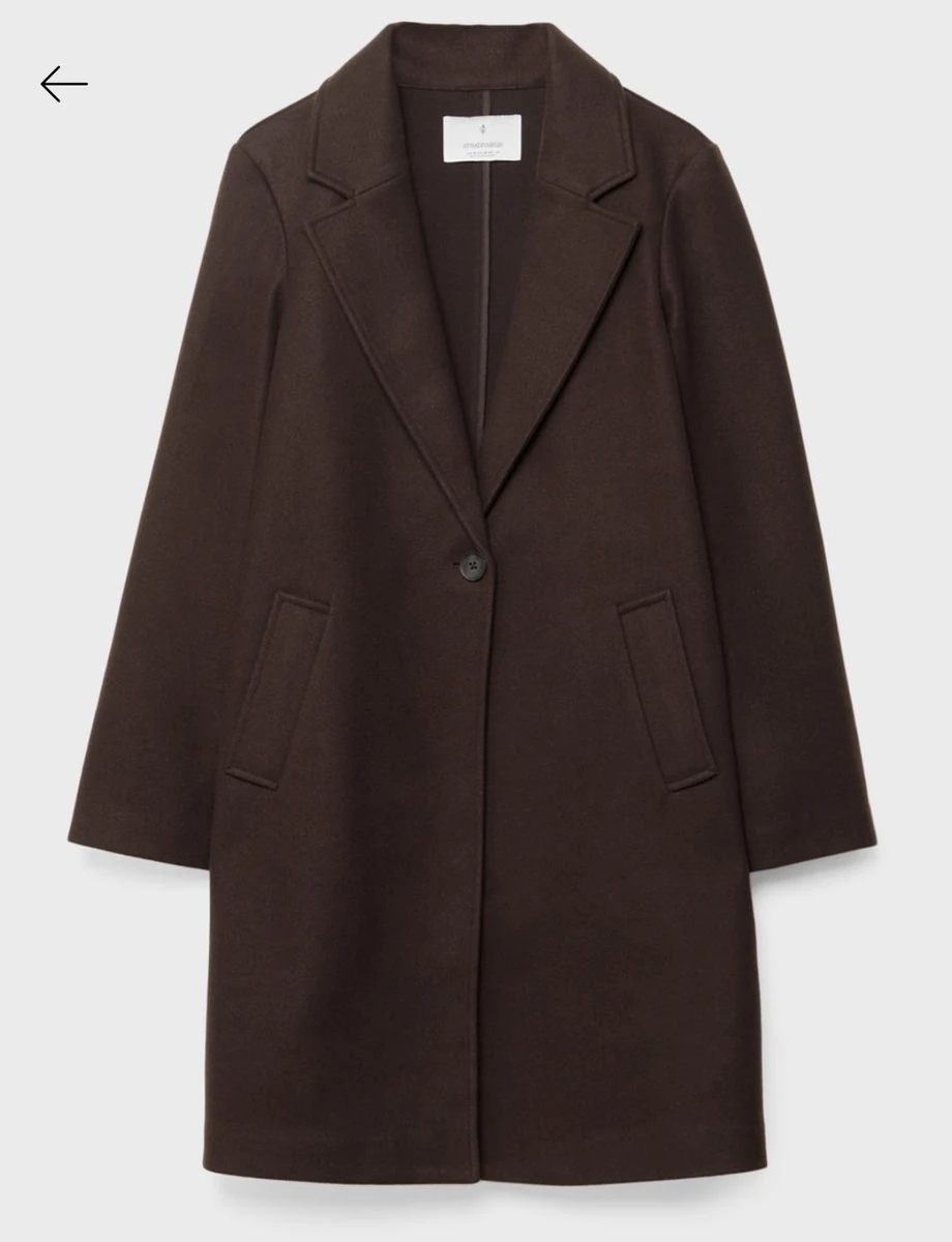  Manteau midi marron 