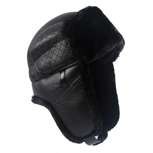 CHAPKA NOIRE FOURRURE