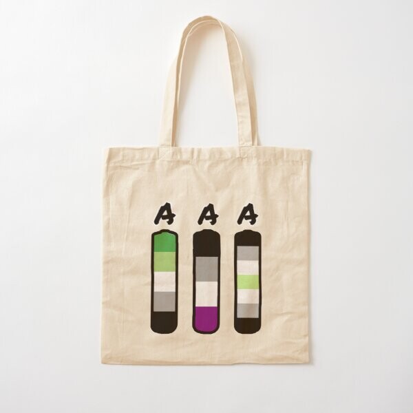 Piles asexuelles asexuelles aromantiques AAA | Tote bag