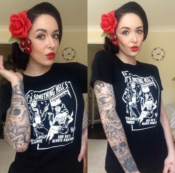 Mr ducktail &quot; Hells &quot; tshirt