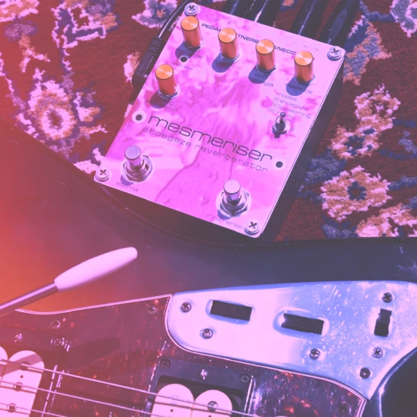 Mesmeriser stereo shoegaze reverb pedal by Pedal Partners & Maneco Labs