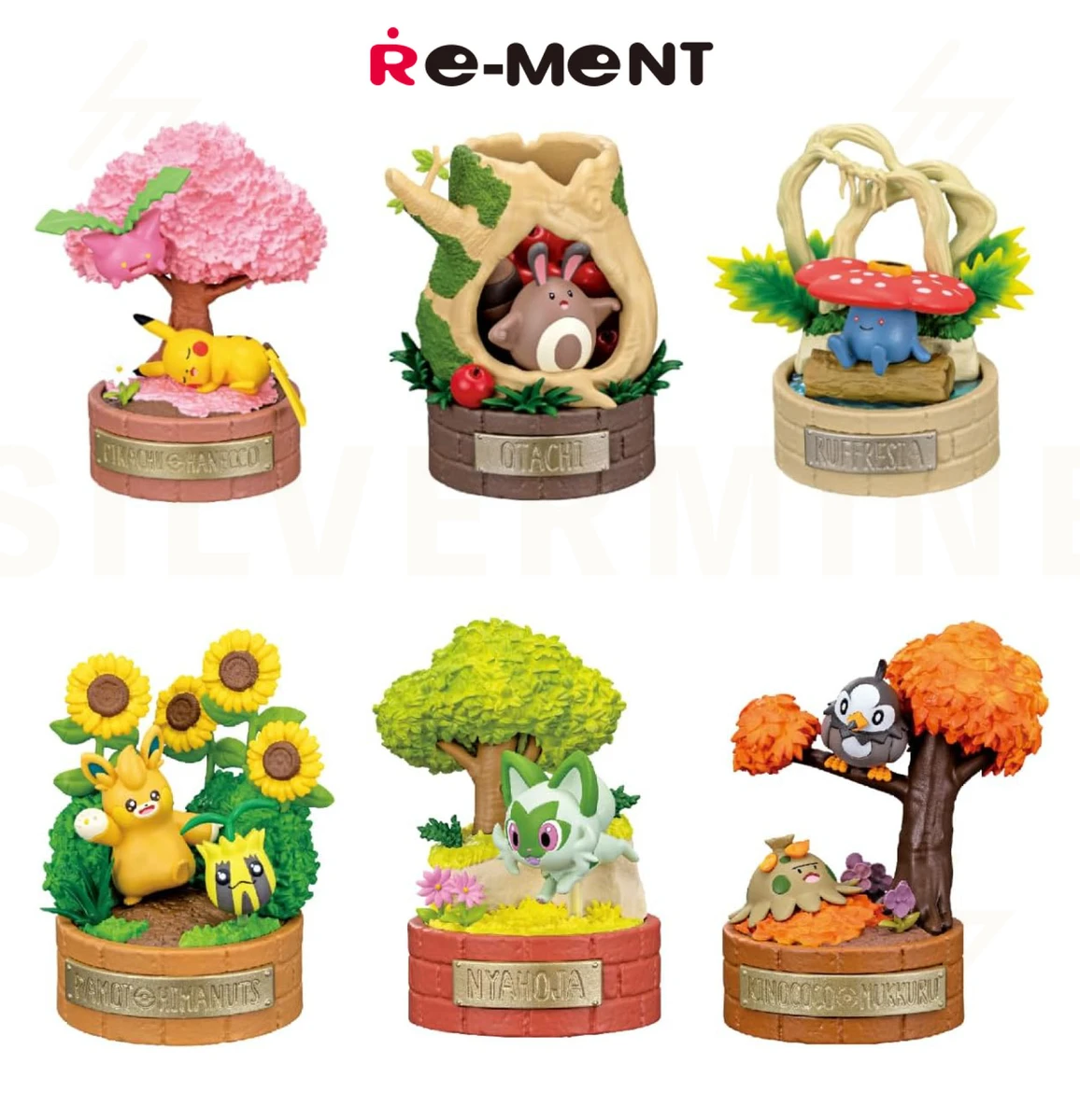 Figurine Pokémon Re-Ment - A little Tale of the Forest (Modèle Aléatoire) / Blind Box