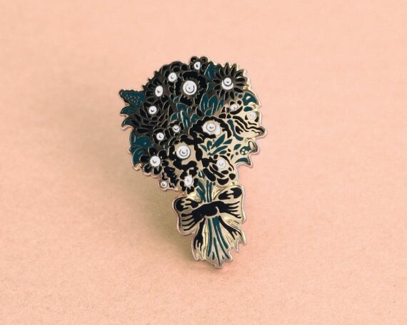 Pin&#39;s Fleurs d&#39;yeux