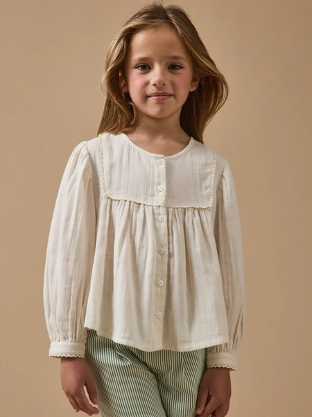 Blouse gaze de coton Fille