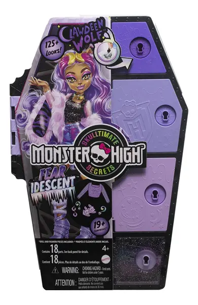 Monster High poupée mannequin Skulltimate Secrets Fear Idescent - Clawdeen